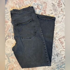 Jcrew Size 32 Tall Black Classic Straight Jeans